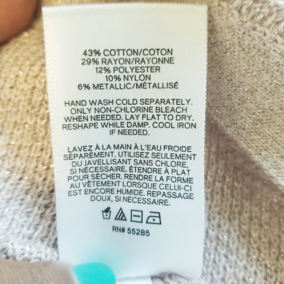 Express Rose Pink Sparkle V-neck Sweater Back Zipper XS - Picture 11 of 12